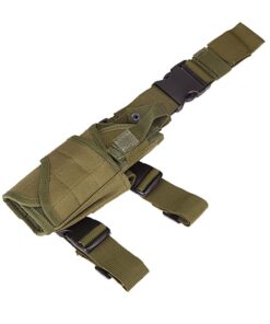 Multifunction Tactical Puttee Thigh Leg for Gun Holster Pouch - Army Green