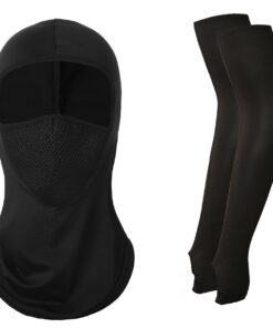 Multifunctional Breathable UV Protection Mask for Men Women Outdoor Sports - Black