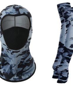 Multifunctional Breathable UV Protection Mask for Men Women Outdoor Sports - Camouflage Gray