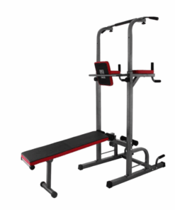 Multifunctional Fitness Workout Station - Adjustable Power Tower