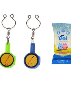 Multifunctional Hook, Swivel And Knot Tying Device With Fishing Wipes