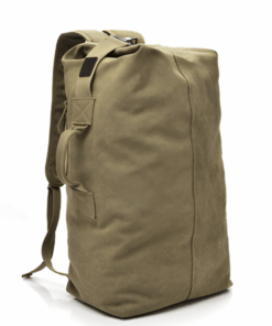 Multifunctional Large Capacity Canvas Outdoor Backpack - Khaki Large