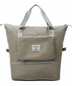 Multifunctional Large Waterproof Portable Folding Expansion Travel Bag - Olive Green