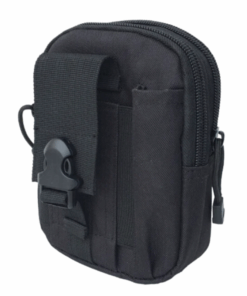 Multifunctional Sports Mobile Phone Package Hunting Belt Bag - Black