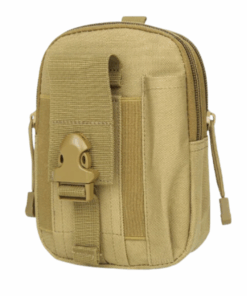 Multifunctional Sports Mobile Phone Package Hunting Belt Bag - Brown