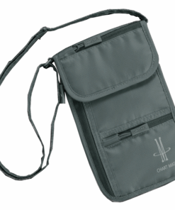 Multipurpose Passport Zipper Holder - Grey