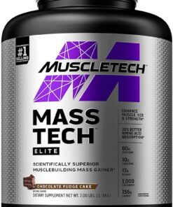 MuscleTech Mass-Tech Elite Chocolate Fudge Cake - 2.72kg