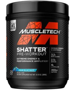 MuscleTech Shatter Sour Blue Razz - 363g