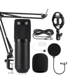 Music D.J M800 Professional Condenser Microphone Black