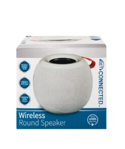 Music Speaker - Wireless - Round - White