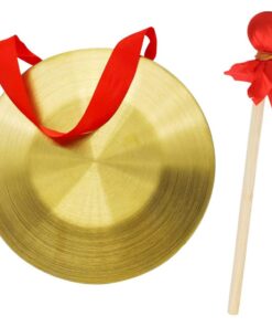 Music Traditional Percussion Hanging Chinese Gong with Mallet - 22cm