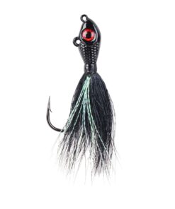 Mustad Black Big Eye Bucktail Jig - 1 Oz