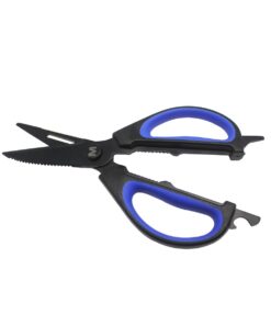 Mustad Fishing Bait Scissors - Black Blue MTB004