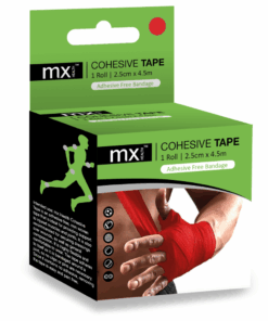 mx Cohesive Tape Red - 9 Packs - 2.5 cm