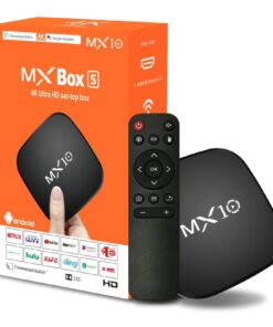 MX10 Smart TV Box - 4K Ultra HD video and High-speed WiFi