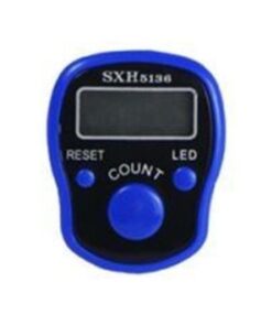 MXM Tasbih Finger Counter With Big Digit LED Light Screen - Dark Blue