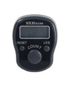 MXM Tasbih Finger Counter With Big Digit LED Light Screen - Grey