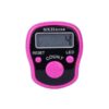MXM Tasbih Finger Counter With Big Digit LED Light Screen - Pink