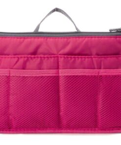 My Bag Travel Cosmetic & Organizer Handbag - Dark Pink