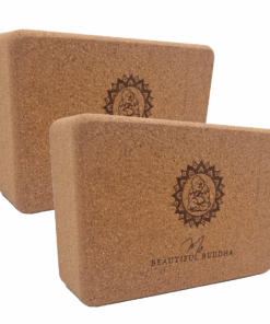 My Beautiful Buddha - Pair Cork Yoga Block