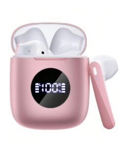 N7 - Wireless Button Control Earbuds With Hi-Fi Stereo Sound - Pink