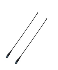 NA-771 144/430MHz Dual Band Handheld Radio Antenna for Walkie Talkie 2PACK