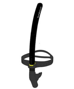 Nabaiji Swimming Front-Mounted Snorkel 500 Size L - Blue Yellow