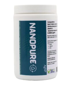NanoPure Bulk Water Disinfectant - HOCL - Effervescent Tablet - 6g - 120 Pack