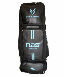 NAS Players Edition Cricket Duffle Kit Bag with Wheels - 6 Bat Caves - Black, Green