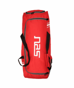 NAS Swift Cricket Duffle K Bag for Adults, Boys, Girls with Wheels - Red