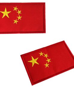 National Flag Patch Armband-Pack of 2 - Embroidered - 8 X 5cm - Portugal X2 - China x2
