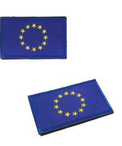 National Flag Patch Armband-Pack of 2 - Embroidered - 8 X 5cm - Portugal X2 - European Union x2