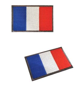 National Flag Patch Armband-Pack of 2 - Embroidered - 8 X 5cm - Portugal X2 - France x2