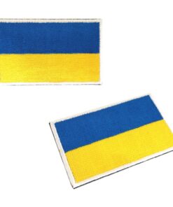 National Flag Patch Armband-Pack of 2 - Embroidered - 8 X 5cm - Portugal X2 - Ukraine x2