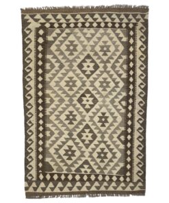 Natural Afghan Kilim 149 x 99cm Reversible Rug