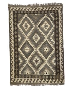 Natural Afghan Kilim 151 x 103cm Hand Knotted Rug