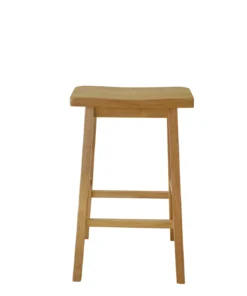 Natural Barstool in Wood Finish