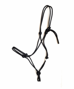 Natural Horsemanship Rope Halter / Headcollar - Size COB - Made in SA - Black
