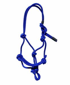 Natural Horsemanship Rope Halter / Headcollar - Size FULL - Made in SA - Blueberry