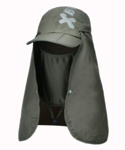 Neck Face Flap Outdoor Cap UV Protection Sun Fishing Hats (Quick-Drying)