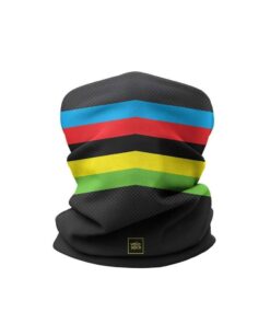 Neck Gaiter - Black Rainbow