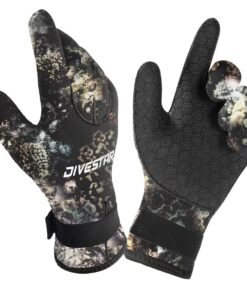 Neoprene Diving Gloves 3MM Underwater Hunting Warm Diving Gloves Fishing - Camouflage - 2XL