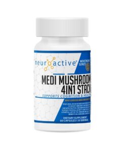 NeuroActive - Medi Mushroom 4in1 Stack - 60s - Nootropic Supplement