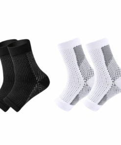 Neuropathy & Ankle Support Socks - 2 Pairs - S-M