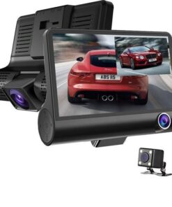 Nevenoe HD Car Dash Camera with 3 Way Camera