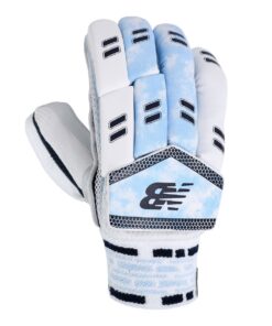 New Balance DC 380 Junior Cricket Gloves - Blue/White - Left Hand