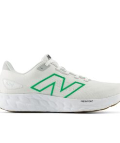 New Balance Men's Fresh Foam 680 v8 Trail Running Shoes - White/Brighton Grey/Kelly Green - UK 8
