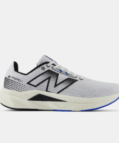 New Balance Men's FuelCell Propel v5 Road Running Shoes - Quartz Grey/Angora/Black - UK 9.5