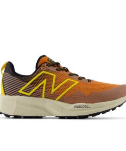 New Balance Men's FuelCell Venym v1 Trail Running Shoes - Infield Clay/Black/Ginger Lemon - UK 7