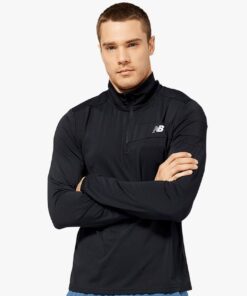 New Balance Men's Long Sleeve Shirt - Black - 2XL